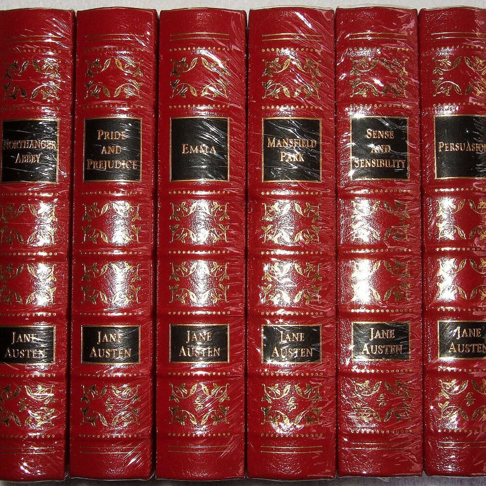 Complete 6 Volume Set of Jane Austen Novels Published by Easton Press New In Box